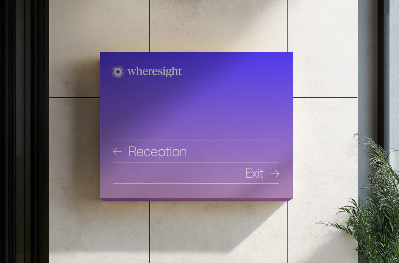 Wheresight reception sign
