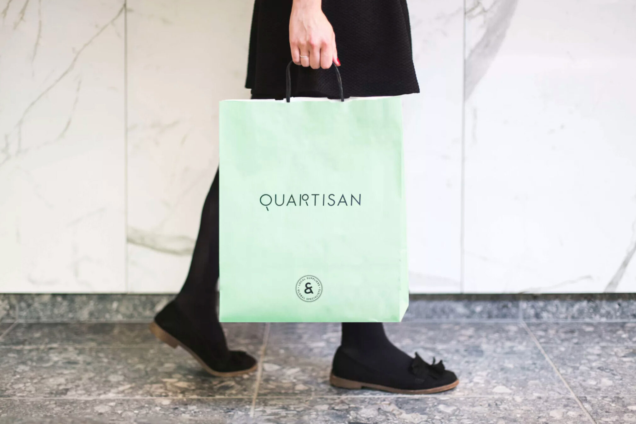Quartisan bag green side