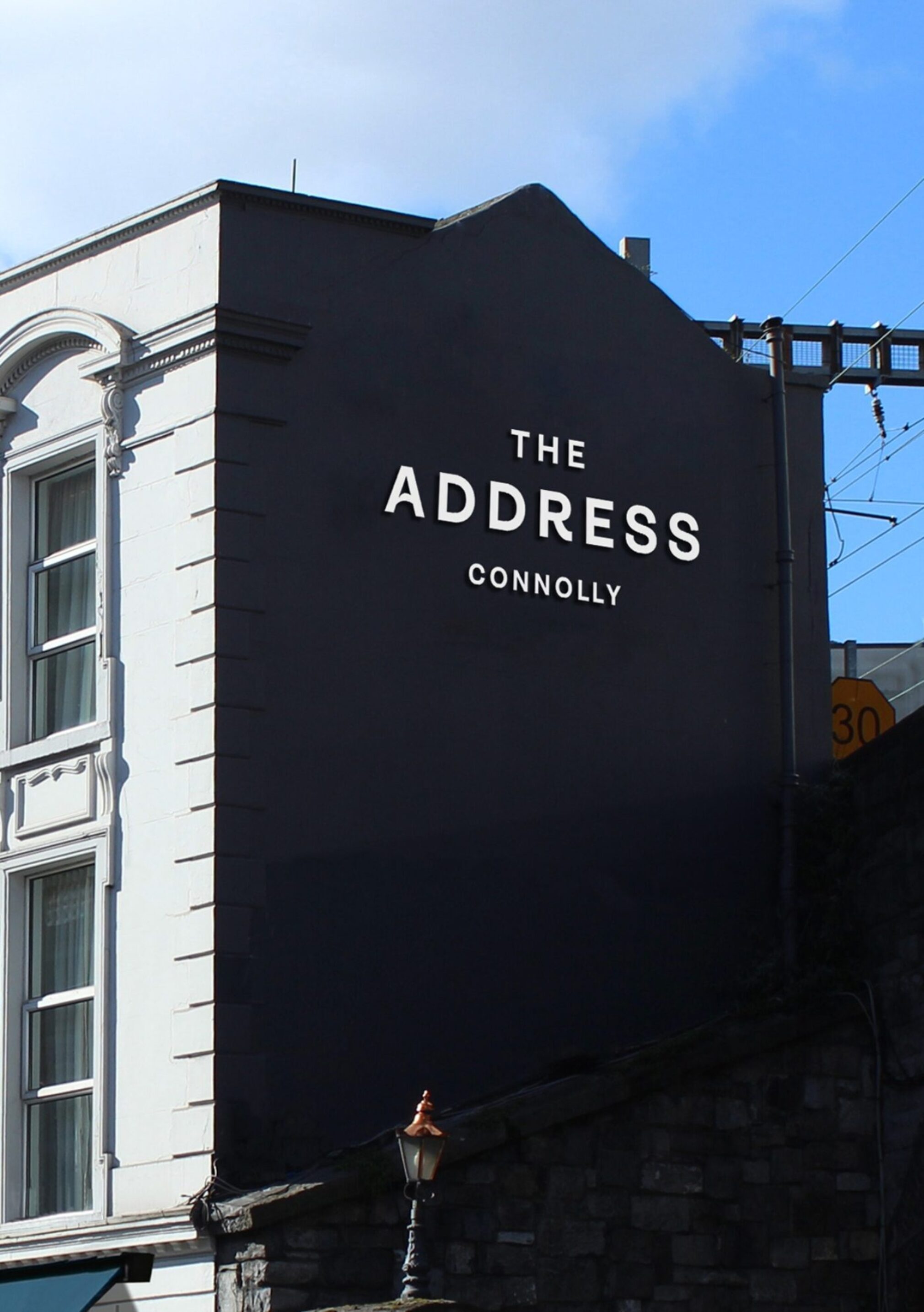 The Address Connolly Gable Sign