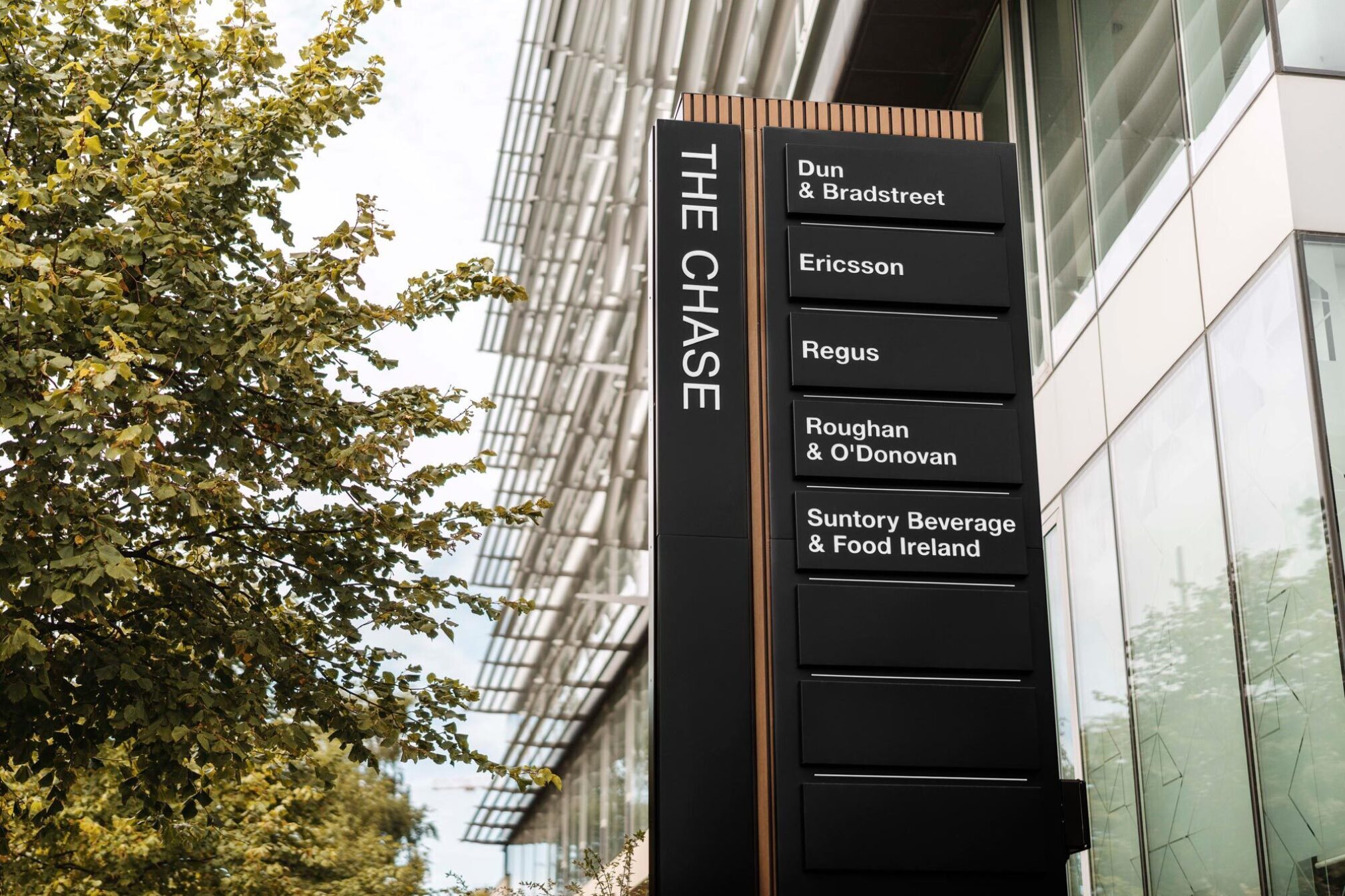 The chase totem wayfinding signage 01